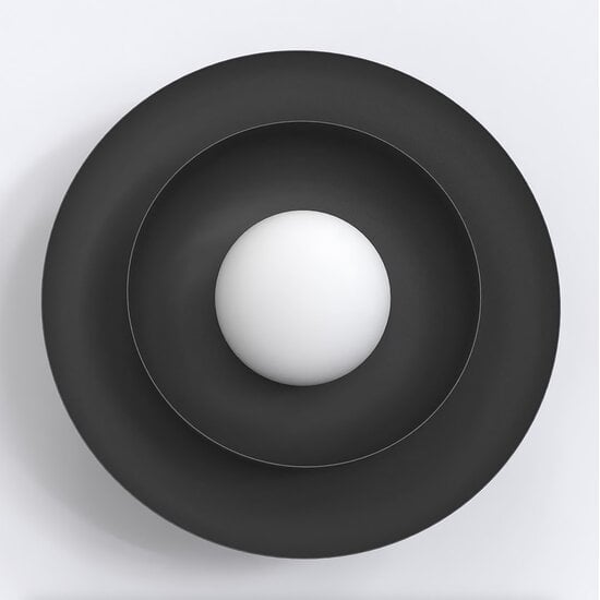 Emibig Emibig POPPI K1 BL BLACK - Skandinavische Wandleuchte für jeden Raum