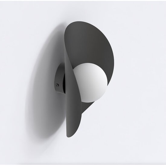 Emibig Emibig FIERO XL K1 BLACK - Lámpara de pared moderna para una iluminación elegante