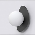 Emibig Emibig OVO K1 BLACK - Moderne wandlamp voor sfeervolle verlichting