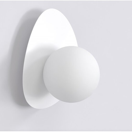 Emibig Emibig OVO K1 WHITE - Modern wall lamp for stylish lighting
