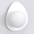 Emibig Emibig OVO K1 WHITE - Lámpara de pared moderna para una iluminación elegante