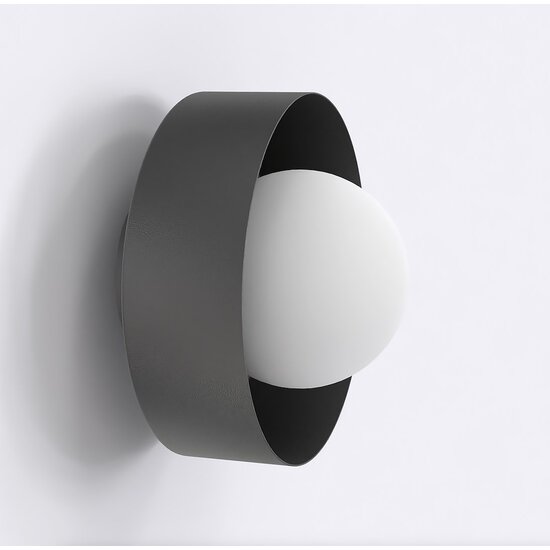 Emibig Emibig LULU K1 BLACK - Minimalist wall lamp for any space