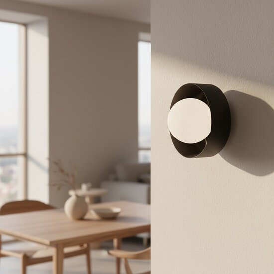 Emibig Emibig LULU K1 BLACK - Minimalistische wandlamp voor elke ruimte
