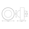 Emibig Emibig LULU K1 BLACK - Minimalist wall lamp for any space