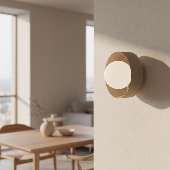 Emibig Emibig LULU K1 MOKKA - Minimalist wall lamp for any space