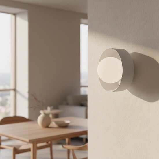 Emibig Emibig LULU K1 WHITE - Applique murale minimaliste pour tous les espaces