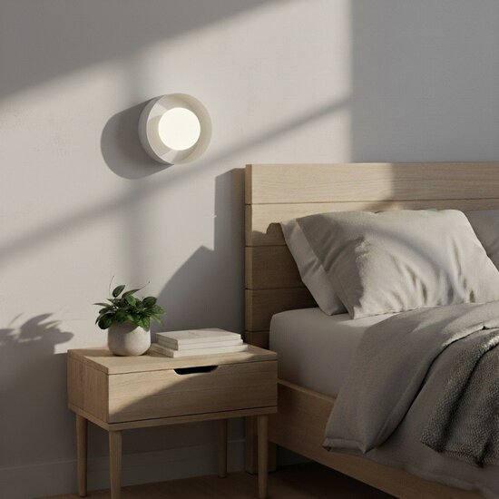 Emibig Emibig LULU K1 WHITE - Minimalist wall lamp for any space