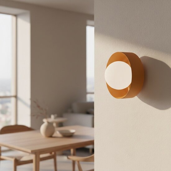 Emibig Emibig LULU K1 ORANGE - Lámpara de pared minimalista para cualquier espacio