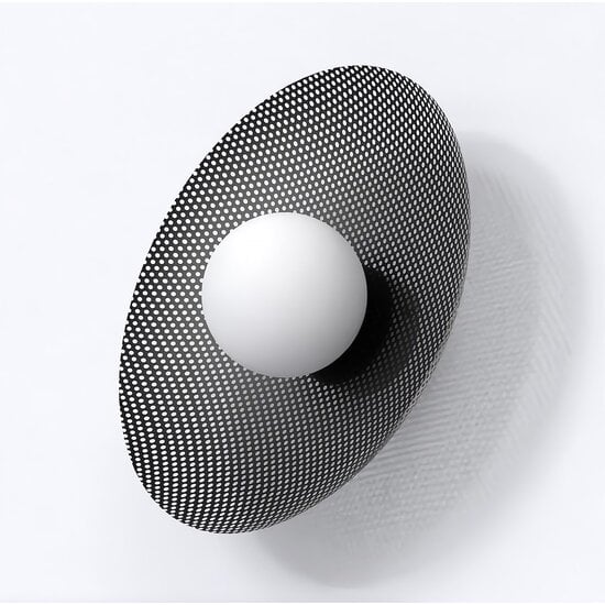 Emibig Emibig VIBEZ K1 BLACK - Lámpara de pared moderna para una iluminación elegante