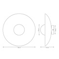 Emibig Emibig VIBEZ K1 WHITE - Modern wall lamp for stylish lighting
