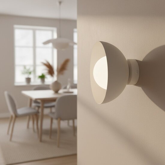 Emibig Emibig BIBI K1 WHITE - Minimalistische wandlamp voor elke ruimte