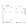 Emibig Emibig VIVA K1 WHITE - Lámpara de techo minimalista para cualquier espacio