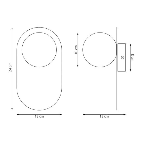 Emibig Emibig VIVA K1 ORANGE - Minimalistische Deckenlampe für jeden Raum