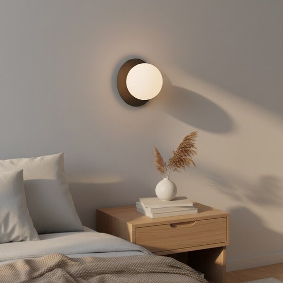 Emibig Emibig AMERICANA K1 BLACK - Minimalist wall lamp for any space