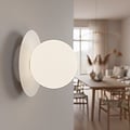 Emibig Emibig AMERICANA K1 WHITE - Lámpara de pared minimalista para cualquier espacio