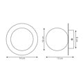 Emibig Emibig AMERICANA K1 ORANGE - Lámpara de pared minimalista para una atmósfera acogedora