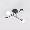 Emibig Emibig HOLON 4 BLACK - Modern ceiling lamp for any space