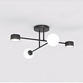 Emibig Emibig HOLON 4 BLACK - Modern ceiling lamp for any space