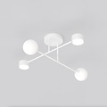 Emibig Emibig HOLON 4 WHITE - Moderne plafondlamp voor sfeervolle verlichting