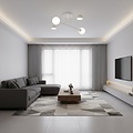 Emibig Emibig HOLON 4 WHITE - Moderne plafondlamp voor sfeervolle verlichting