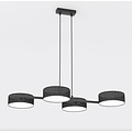 Emibig Emibig DRUMZ 4 BLACK - Lámpara colgante Japandi elegante para cualquier espacio