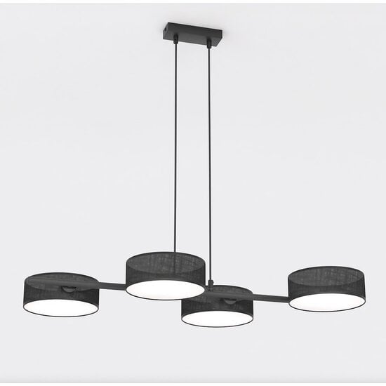 Emibig Emibig DRUMZ 4 BLACK - Stylish Japandi pendant lamp for any space