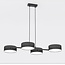 Emibig Emibig DRUMZ 4 BLACK - Lámpara colgante Japandi elegante para cualquier espacio