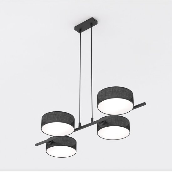 Emibig Emibig DRUMZ 4 BLACK - Stijlvolle Japandi hanglamp voor elke ruimte
