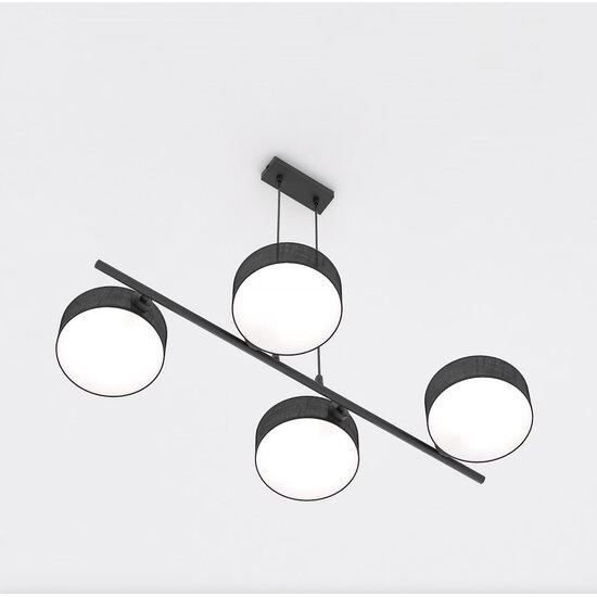 Emibig Emibig DRUMZ 4 BLACK - Lámpara colgante Japandi elegante para cualquier espacio