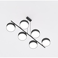 Emibig Emibig DRUMZ 6 BLACK - Lámpara colgante Japandi elegante para cualquier espacio