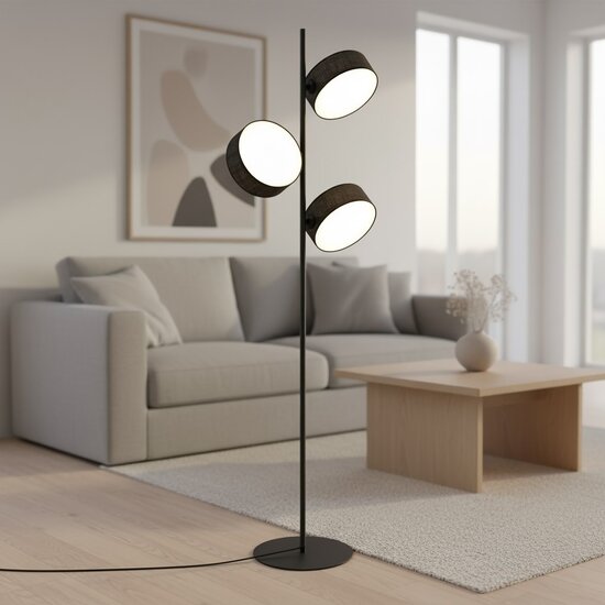 Emibig Emibig DRUMZ LP3 BLACK - Stylish floor lamp for any interior