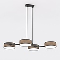 Emibig Emibig DRUMZ 4 BROWN - Lampe suspendue Japandi élégante pour tous les espaces