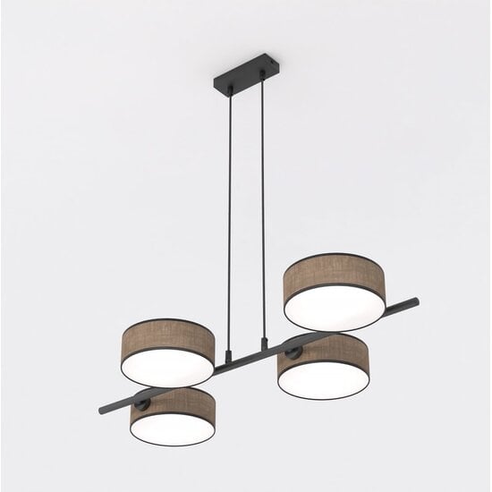 Emibig Emibig DRUMZ 4 BROWN - Stylish Japandi pendant lamp for any space