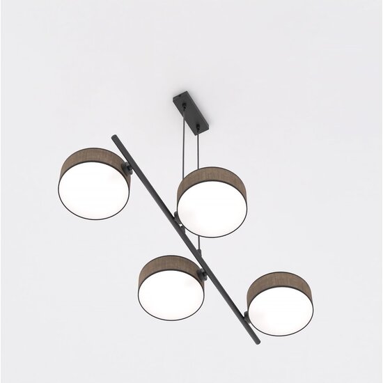 Emibig Emibig DRUMZ 4 BROWN - Stylish Japandi pendant lamp for any space