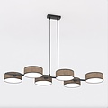 Emibig Emibig DRUMZ 6 BROWN - Stijlvolle Japandi hanglamp voor elke ruimte