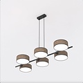 Emibig Emibig DRUMZ 6 BROWN - Stylish Japandi pendant lamp for any space
