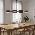 Emibig Emibig DRUMZ 6 BROWN - Stylish Japandi pendant lamp for any space