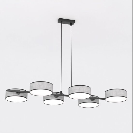 Emibig Emibig DRUMZ 6 GRAY - Lampe suspendue élégante pour tous les espaces