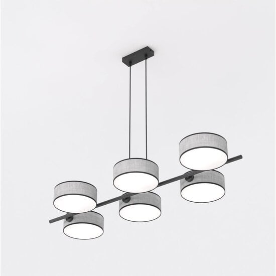 Emibig Emibig DRUMZ 6 GRAY - Lámpara colgante elegante para cualquier espacio