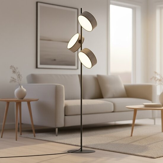 Emibig Emibig DRUMZ LP3 GRAY - Elegant floor lamp for any space