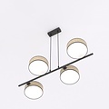 Emibig Emibig DRUMZ 4 RATTAN - Stijlvolle hanglamp voor een Japandi sfeer