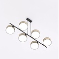 Emibig Emibig DRUMZ 6 RATTAN - Elegante hanglamp voor een sfeervolle ambiance