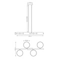 Emibig Emibig DRUMZ 4 MIX2 - Lámpara colgante Japandi elegante para cualquier espacio