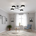 Emibig Emibig MAGA 4 BLACK - Stylish ceiling lamp for any space