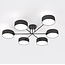 Emibig Emibig MAGA 6 BLACK - Lampe de plafond élégante pour tous les espaces