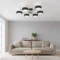 Emibig Emibig MAGA 6 BLACK - Stylish ceiling lamp for any space