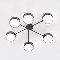 Emibig Emibig MAGA 6 BROWN - Stylish ceiling lamp for any room