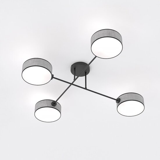 Emibig Emibig MAGA 4 GRAY - Stylish ceiling lamp for any space