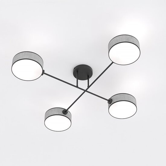 Emibig Emibig MAGA 4 GRAY - Lámpara de techo elegante para cualquier espacio