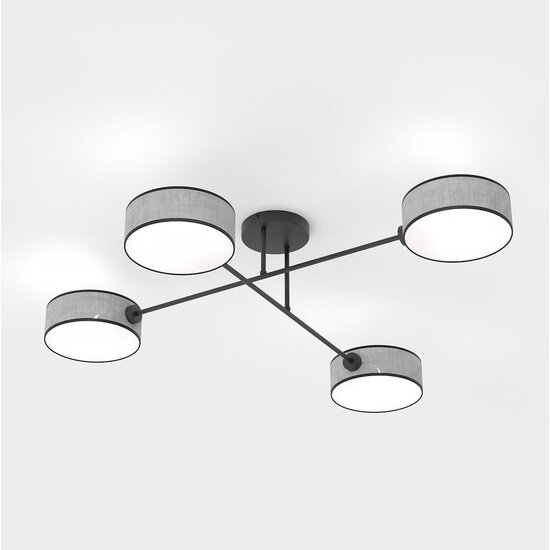 Emibig Emibig MAGA 4 GRAY - Lámpara de techo elegante para cualquier espacio